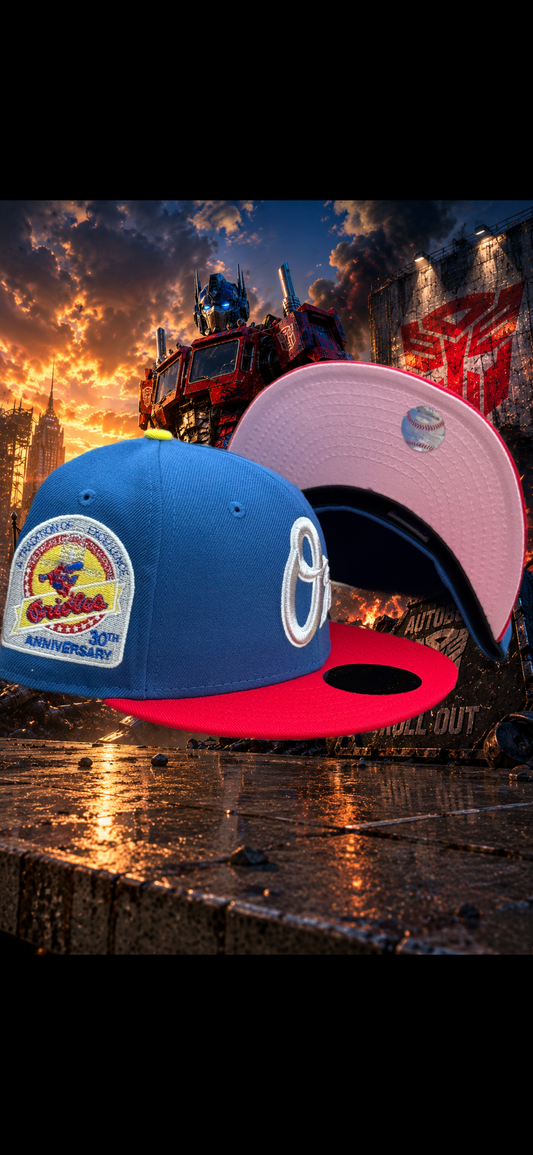 BALTIMORE ORIOLES BLUE/RED
