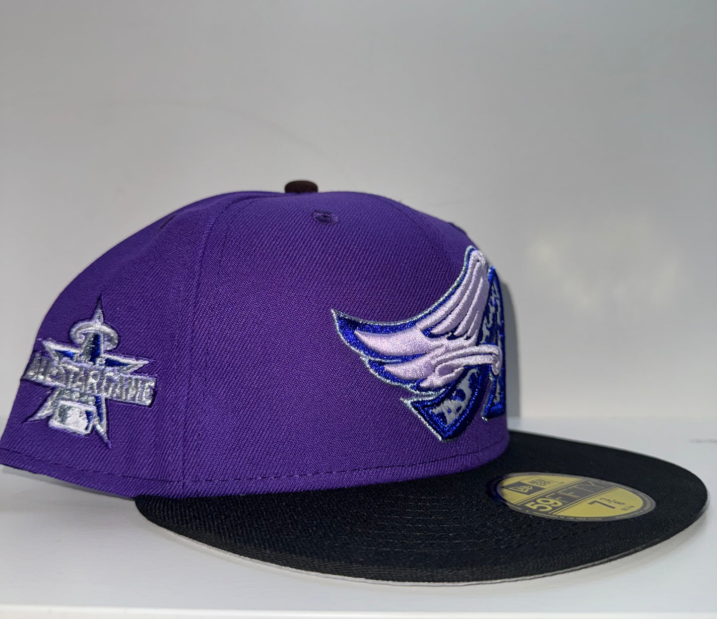 ANAHEIM ANGELS PURPLE/BLK