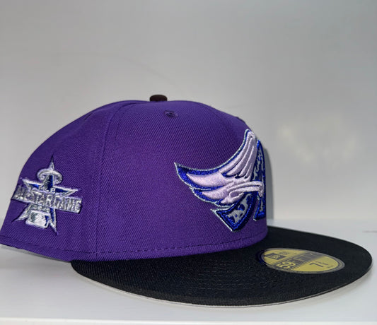 ANAHEIM ANGELS PURPLE/BLK