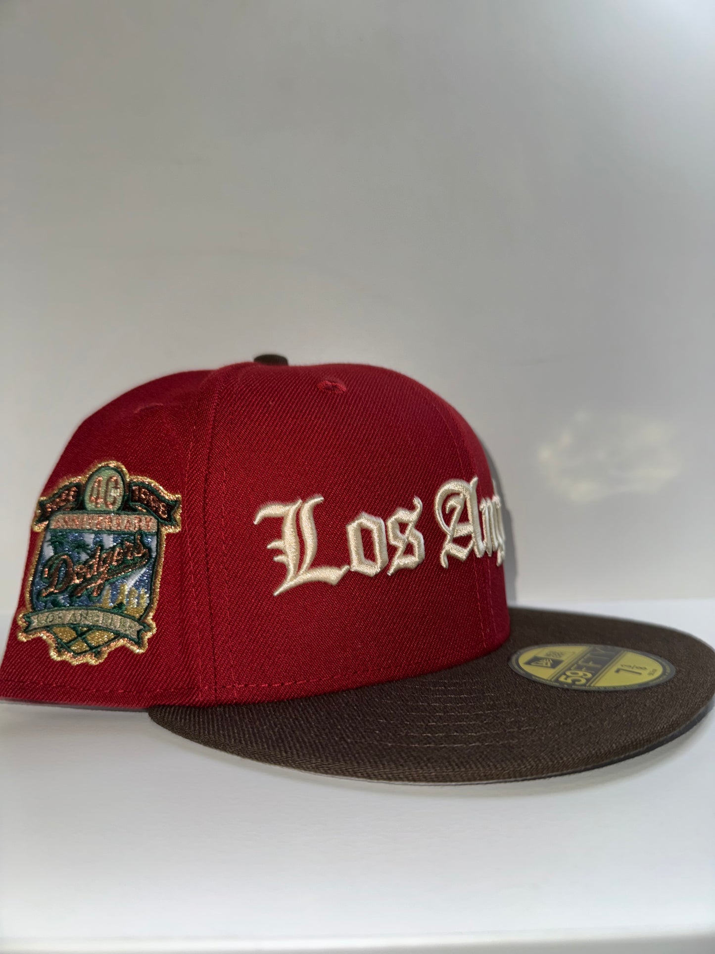 LOS ANGELES DODGERS SCARLET/BROWN