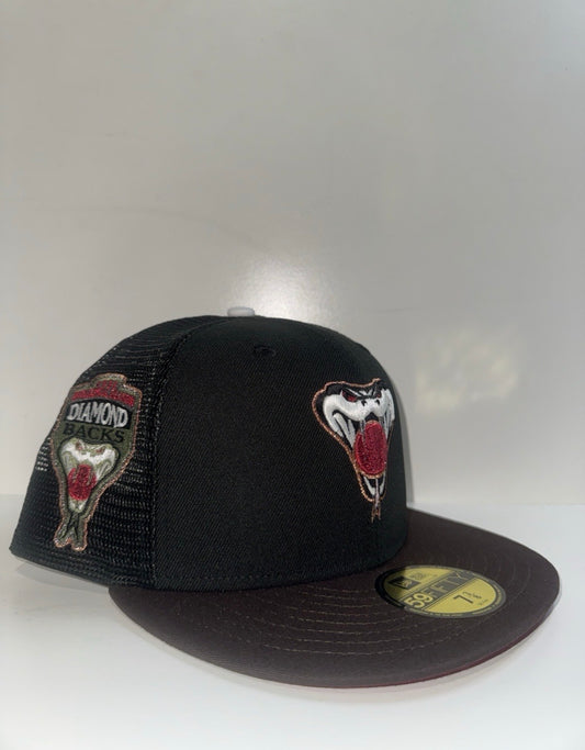 ARIZONA DIAMONDBACKS BLK/BROWN/MESH