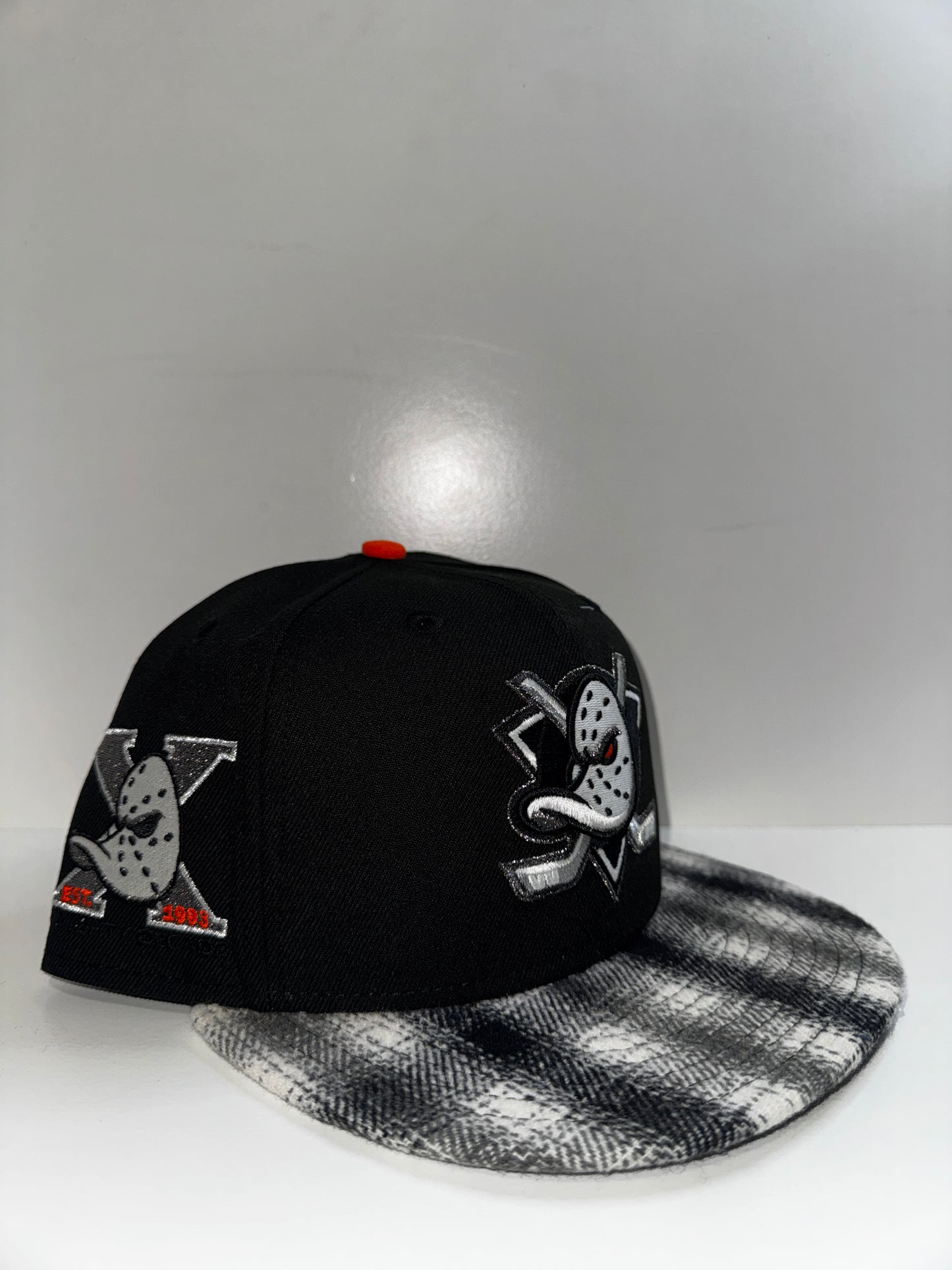 ANAHEIM DUCKS BLK/PLAID