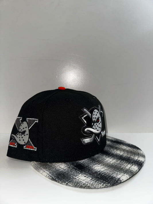 ANAHEIM DUCKS BLK/PLAID