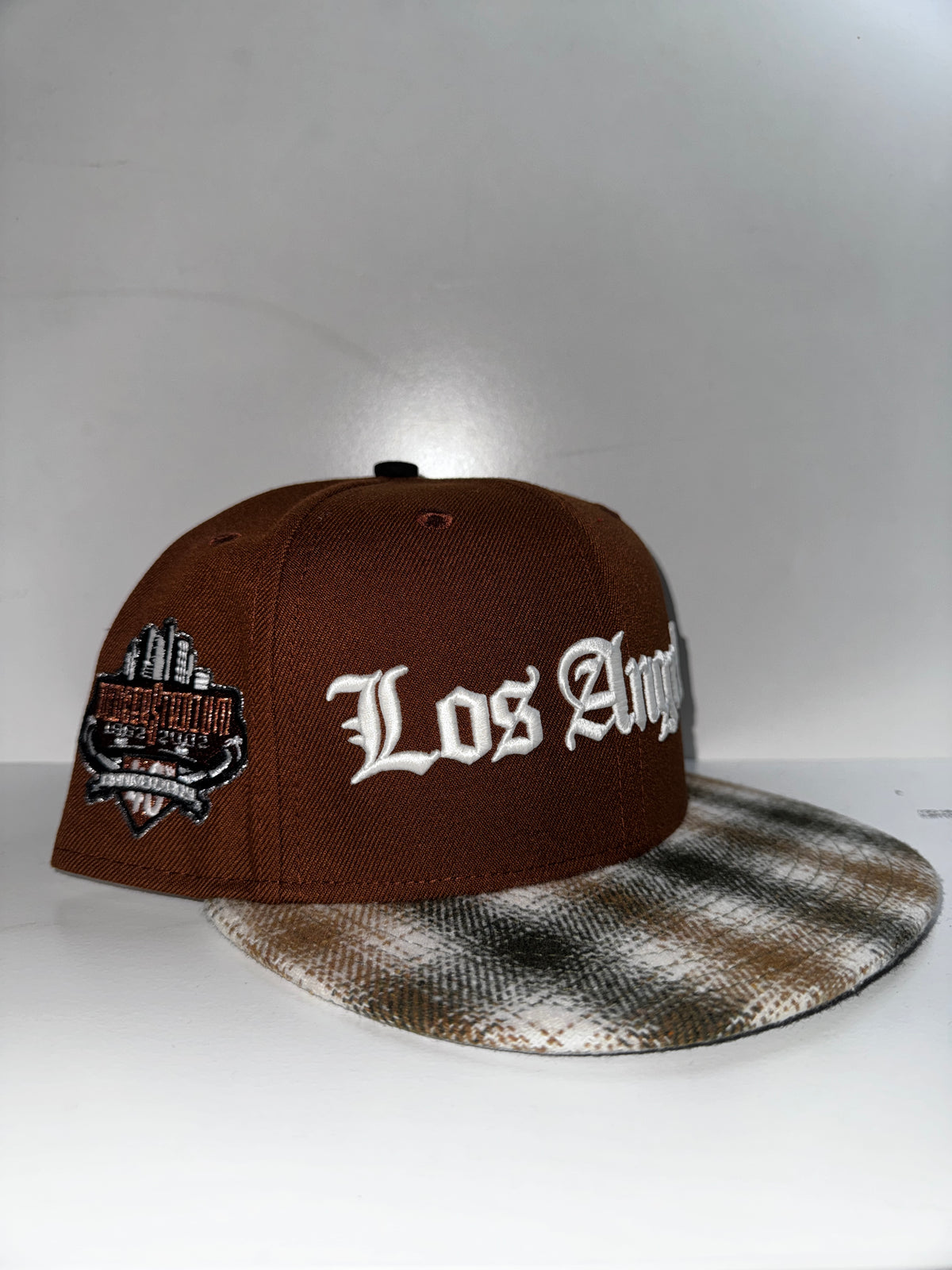 LOS ANGELES DODGERS BROWN/BROWNPLAID