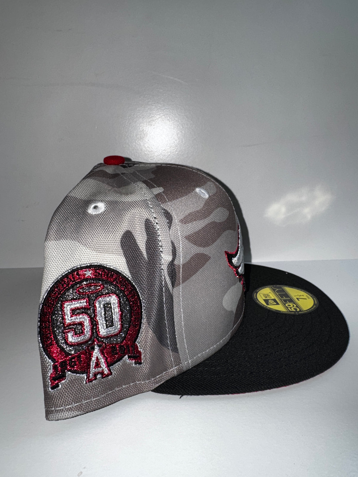 ANAHEIM ANGELS WHITE CAMO/BLK