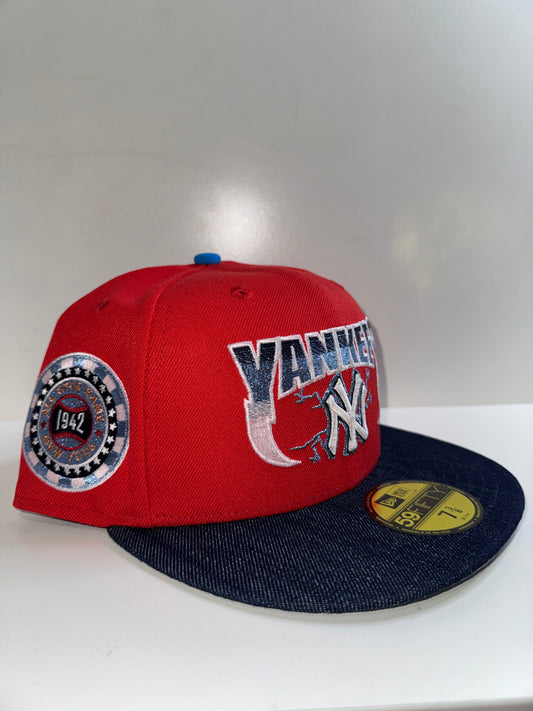 NEW YORK YANKEES RED/NAVYDENIM
