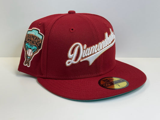 Arizona Diamondbacks script 1998 inaugural patch red