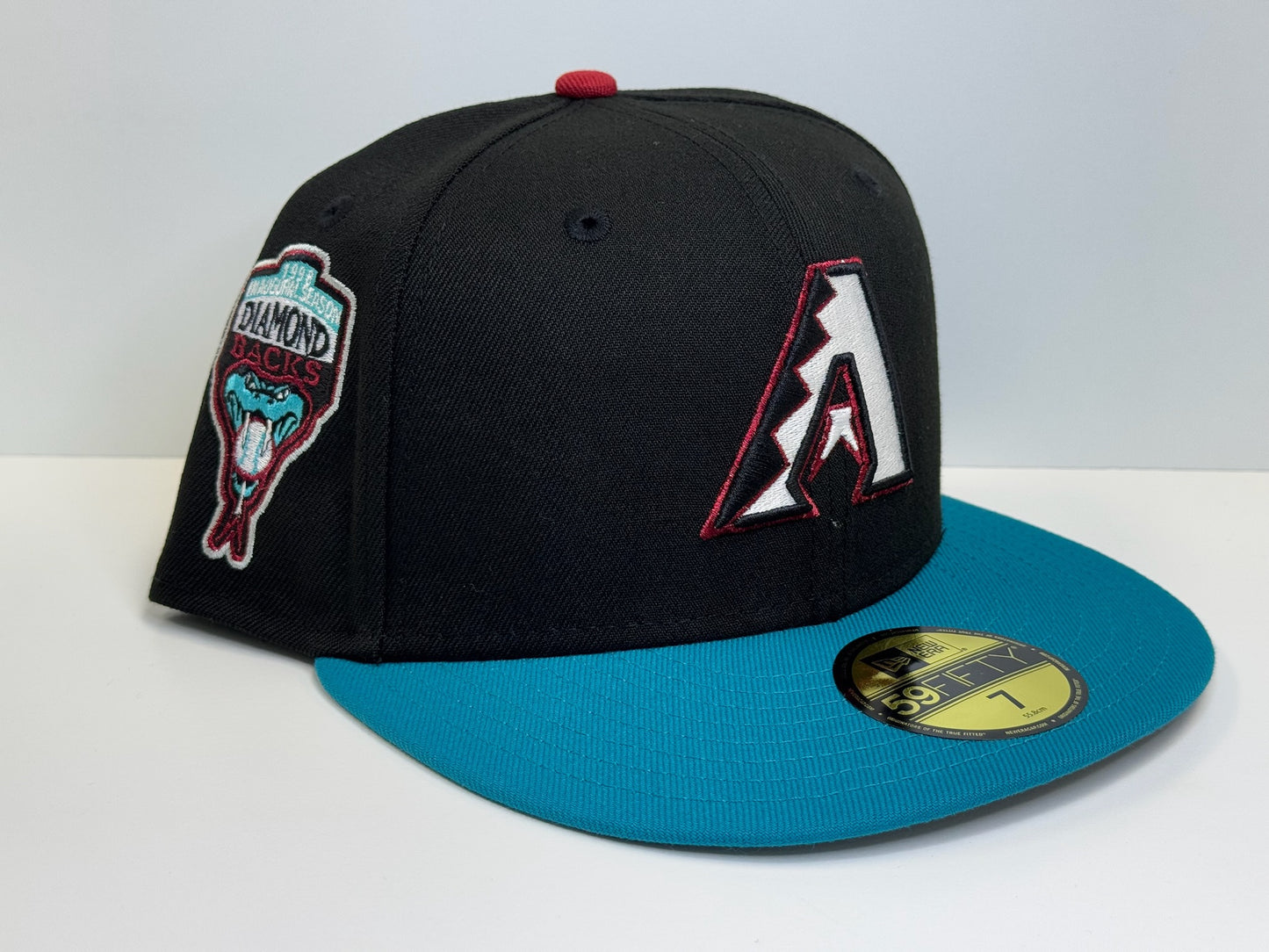 Two tone Arizona Diamondbacks 1998 inaugural patch Black/teal