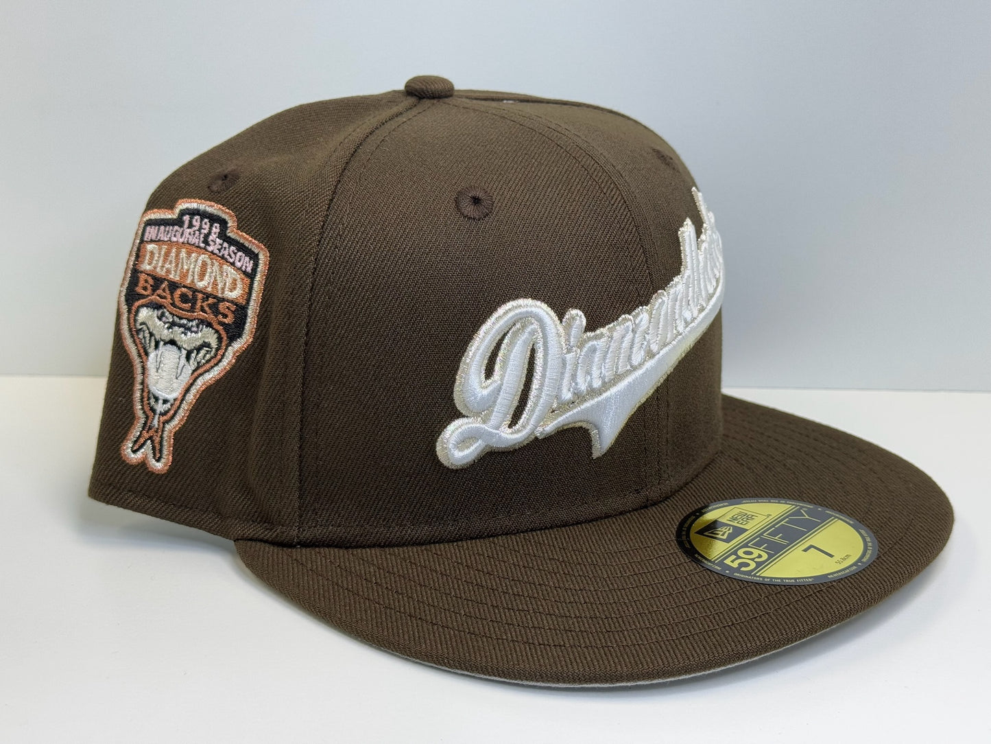 Arizona Diamondbacks script 1998 inaugural patch brown