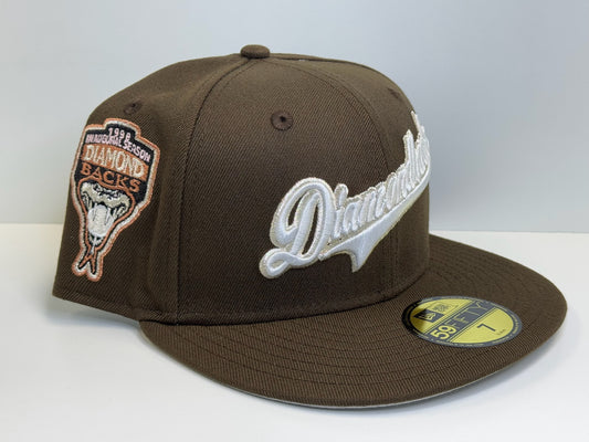 Arizona Diamondbacks script 1998 inaugural patch brown