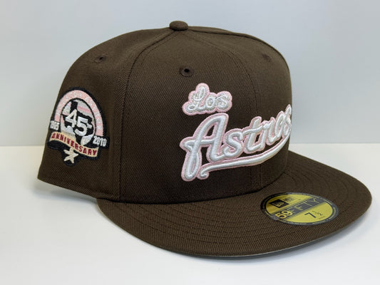 Los Astros 45th anniversary patch brown