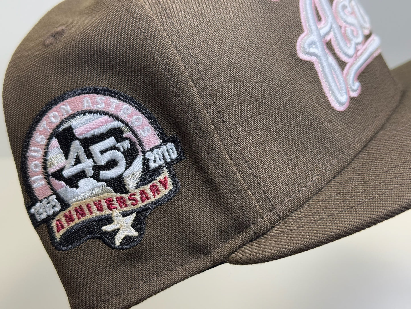 Los Astros 45th anniversary patch brown