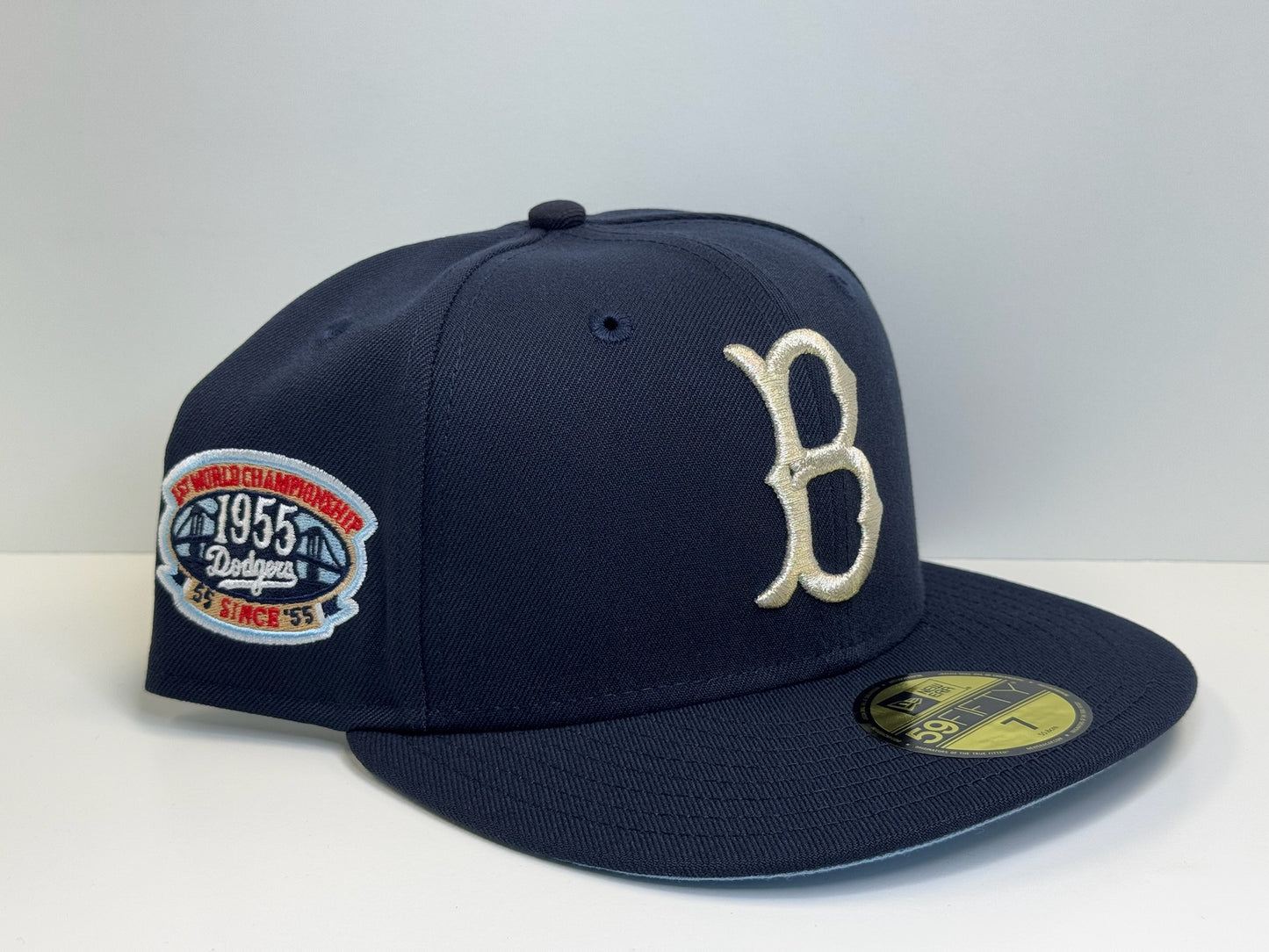 “Ice box” Brooklyn Dodgers 1955 patch navy/icy