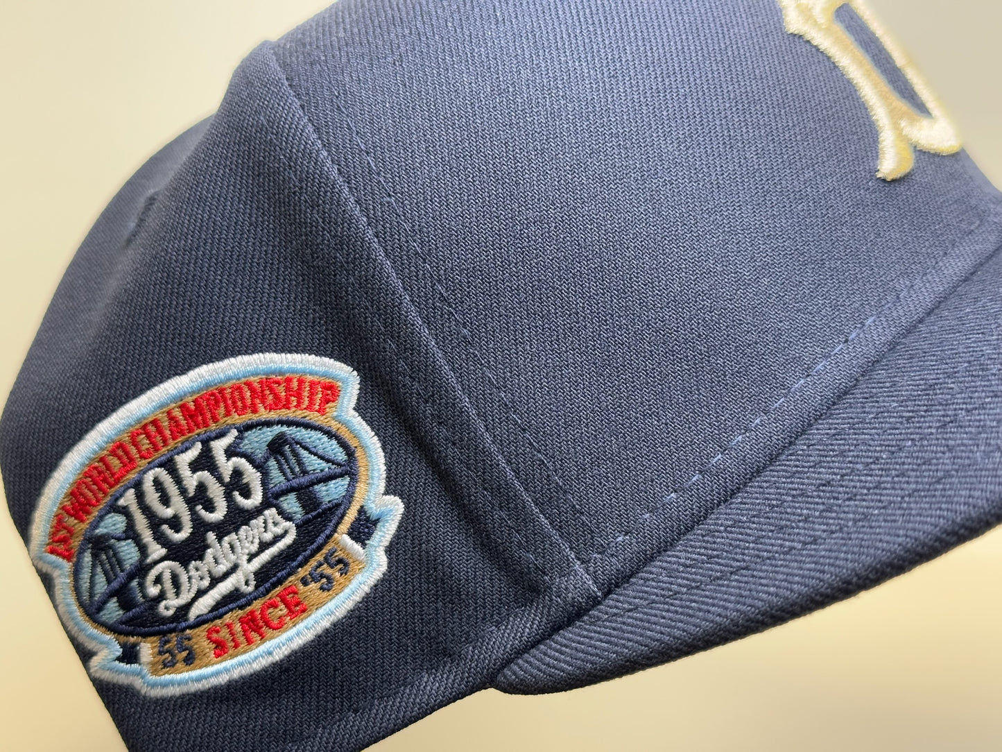 “Ice box” Brooklyn Dodgers 1955 patch navy/icy