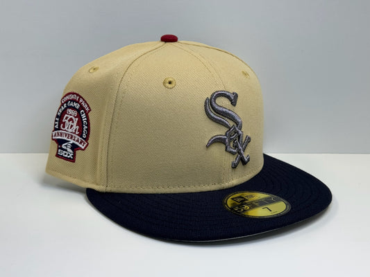 Two tone Chicago White Sox 50th anniversary Vegas gold/navy