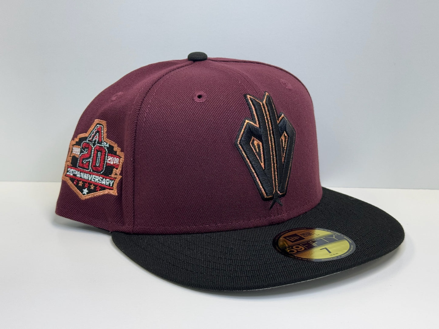 “Copper head” Arizona Diamondbacks 20th anniversary patch burgundy/black