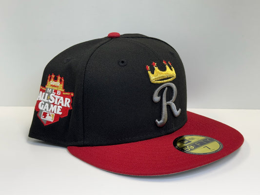 Two tone Kansas City Royals all star patch black/red